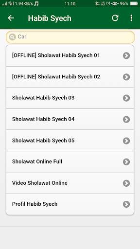 Offline Sholawat Habib Syech screenshot 2