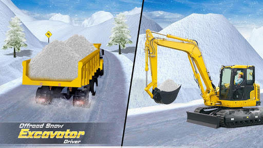 New Excavator 3d Games 2020- Offroad Snow Blower screenshot 3