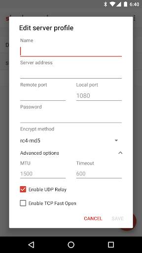Shadowsocks screenshot 2