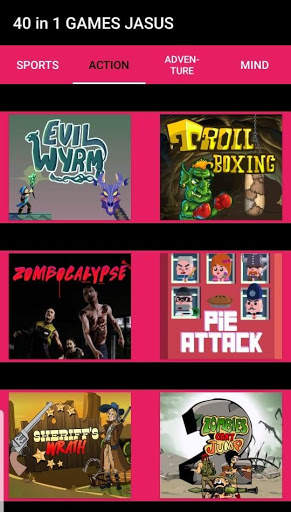 40 IN 1 GAMES CRICKET,FOOBALL,ACTION screenshot 5