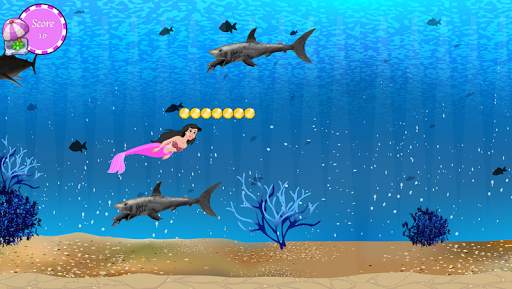 Mermaid Shark Attack screenshot 2