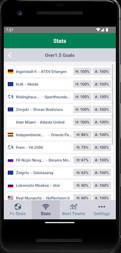FcStats InPlay Football Alerts screenshot 2