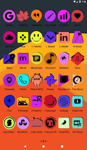Colorful Flat Icon Pack screenshot 11