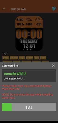 Amazfit GTS 2 - Watch Face screenshot 8