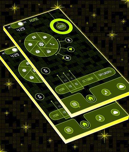 Snappy Launcher 2021 - hi-tech launcher theme screenshot 2