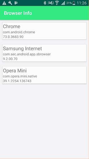 Browser Info screenshot 1