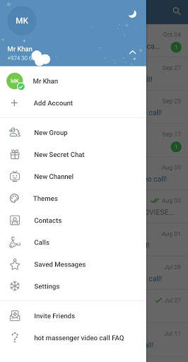 hot massenger video call screenshot 1