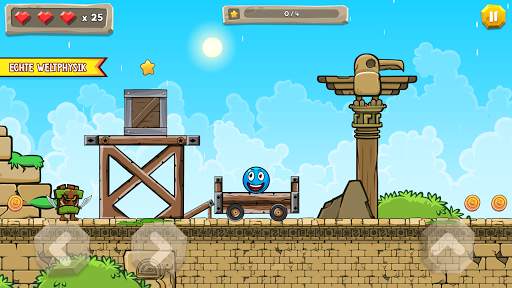 Blue Ball 11: Bounce Adventure screenshot 2