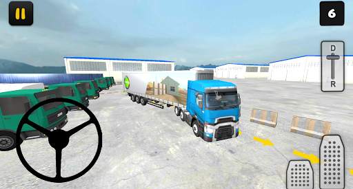 Truck Simulator 3D: Factory Parking screenshot 1