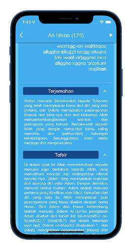 Muslims - Al-Quran Mobile screenshot 8