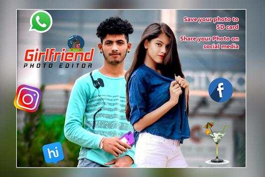 Selfie With Girlfriend - Girlfriend photo editor screenshot 5