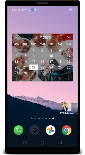 BTS Calendar Widget screenshot 1