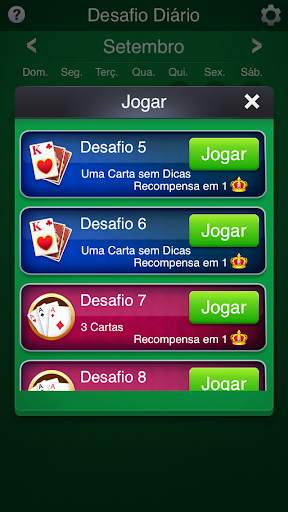 Solitaire: Desafio Diário screenshot 2