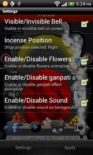 Ganpati/Ganesh Temple 3D LWP screenshot 4