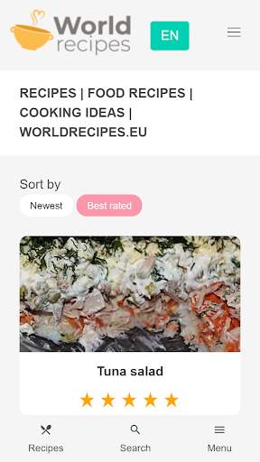WorldRecipes.eu Przepisy screenshot 1