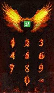 Applock Theme Fire Flame screenshot 2