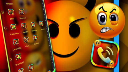Devil Emoji Launcher Theme screenshot 4