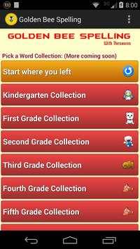Golden Bee Spelling Free screenshot 2