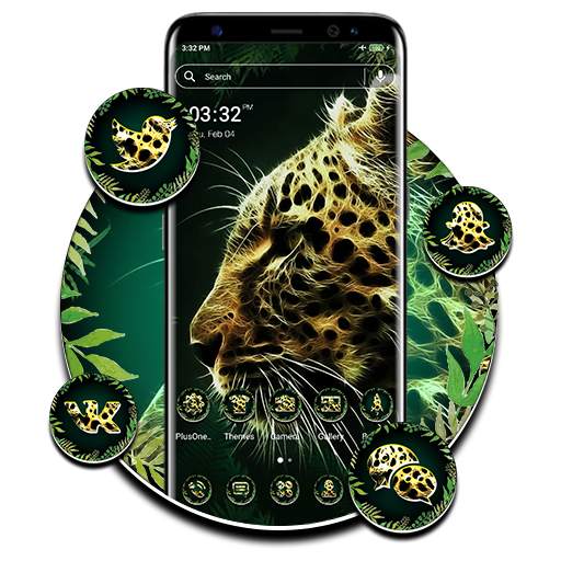 Fractal Leopard Launcher Theme 1.0
