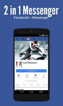 F - Lite Messenger - Fast Messenger screenshot 1