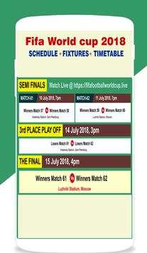 FIFA World Cup 2018 Time Table скриншот 8