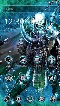 Devil Chained Skull Launcher Theme screenshot 5