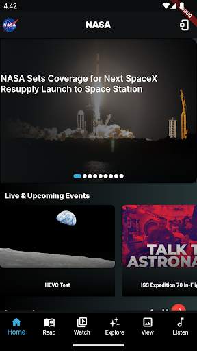 NASA screenshot 1