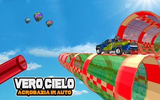 Mega Car Ramp Impossible Stunt screenshot 8