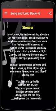 Song & Lyric Becky G screenshot 2