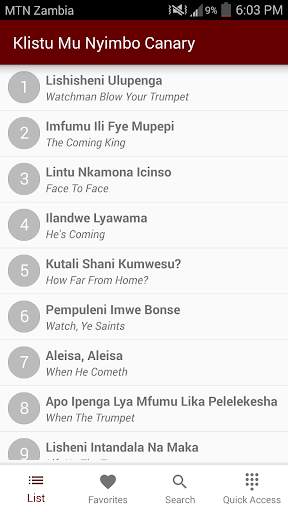 Klistu Mu Nyimbo screenshot 1