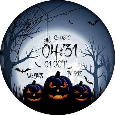 Watch Face - Halloween Spooky screenshot 25