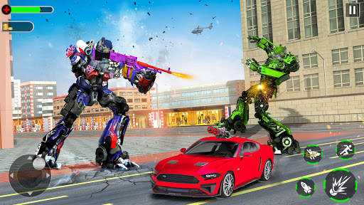 Robot Helicopter Gunship Strike 3D: Robot Games 3D screenshot 2