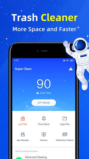 Super Clean - Master of Cleaner, Phone Booster screenshot 1