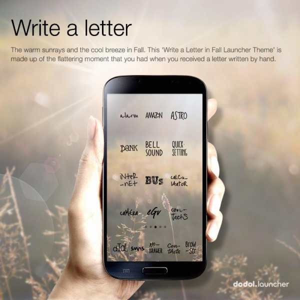 Letter LINE Launcher theme screenshot 2