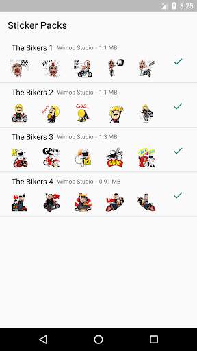 WAStickerApps - The Bikers Sticker (Motocycle) screenshot 3