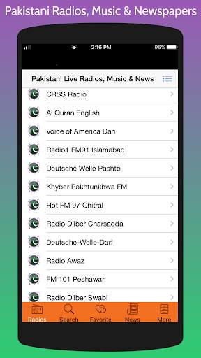 Pakistani Radios, Free Music & Pakistani Newspaper screenshot 8