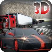Racing Cars Transporter Truck logo