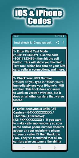 IMEI check & ICloud unlock screenshot 2