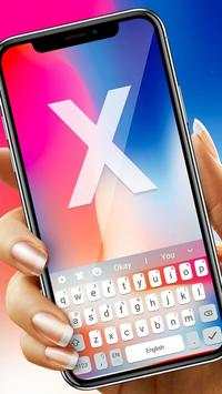 Keyboard Theme for iPhone X 1 تصوير الشاشة