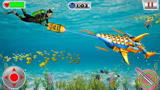 Shark Robot Transformation screenshot 1
