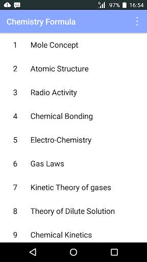 Chemistry Formula screenshot 1