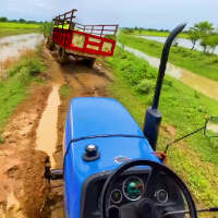 Tractor Trolley Driving Free Cargo Game logo
