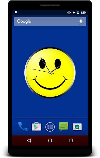 Smiley Clock Live Wallpaper screenshot 5