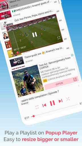 Protube -Tube video floating - PopPup screenshot 2
