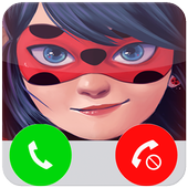 Talking Ladybug Miraculos Call आइकन