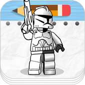 Learn To Draw Lego Star Wars logo