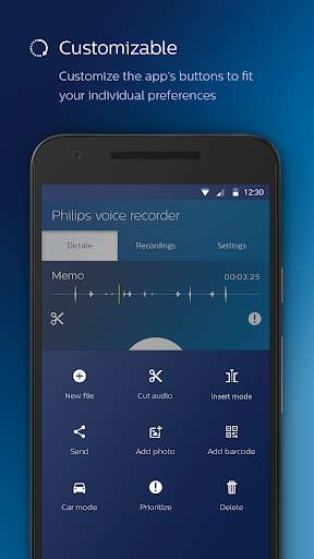 Philips voice recorder 7 تصوير الشاشة