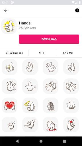 New Animated Stickers For WhatsApp - WAStickerApps screenshot 4
