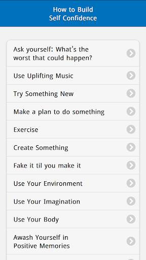Self Confidence Tips screenshot 1