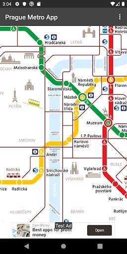 Prague Metro App screenshot 2
